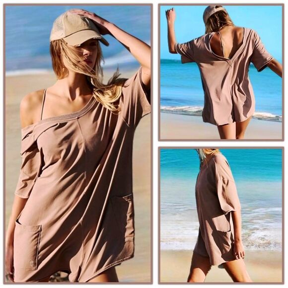 Free People Movement Hot Shot Tee Romper - Picture 12 of 12